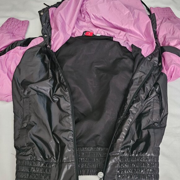 Puma Sports Lifestyle Women's Black/Pink Running Outdoor Winbreaker Jacket Small - Picture 7 of 16